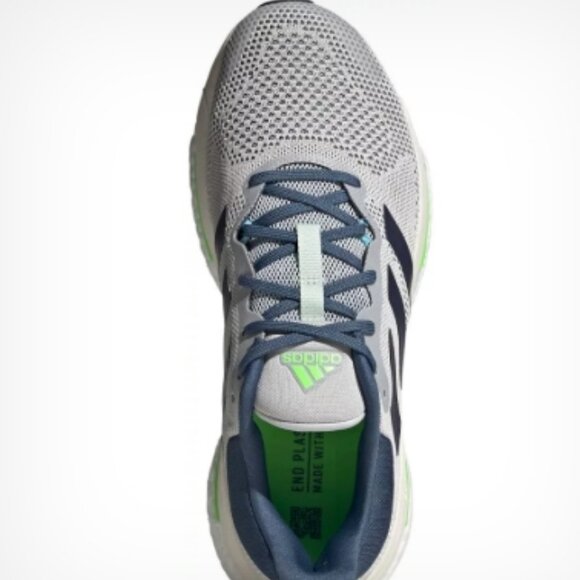 adidas SolarGlide 5 Blue/ White Pulse Lime Men's SIZE 6.5NWT🆕⌚📦🏃💨🚚 - Picture 3 of 16